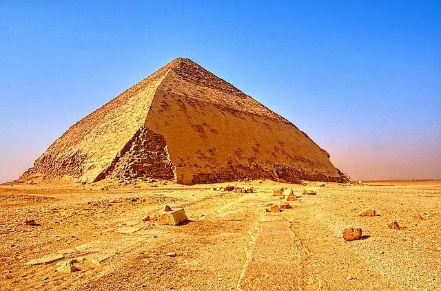 Dahshur Pyramid, showcasing Egypt's early pyramid designs with Egypt Tour Magic.