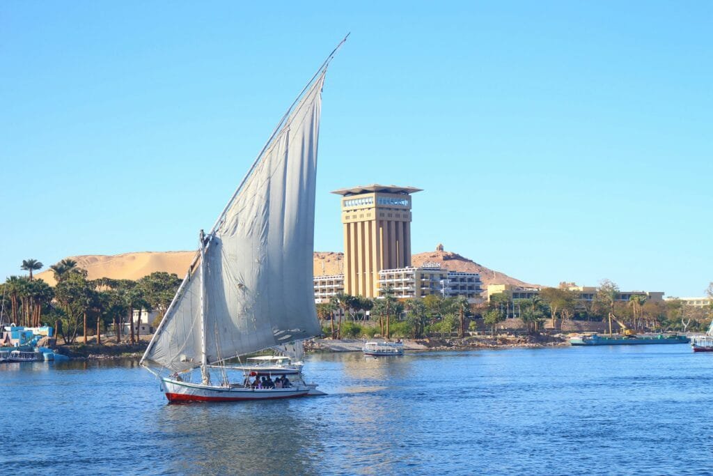 Nile boat ride with Egypt Tour Magic, offering breathtaking views.