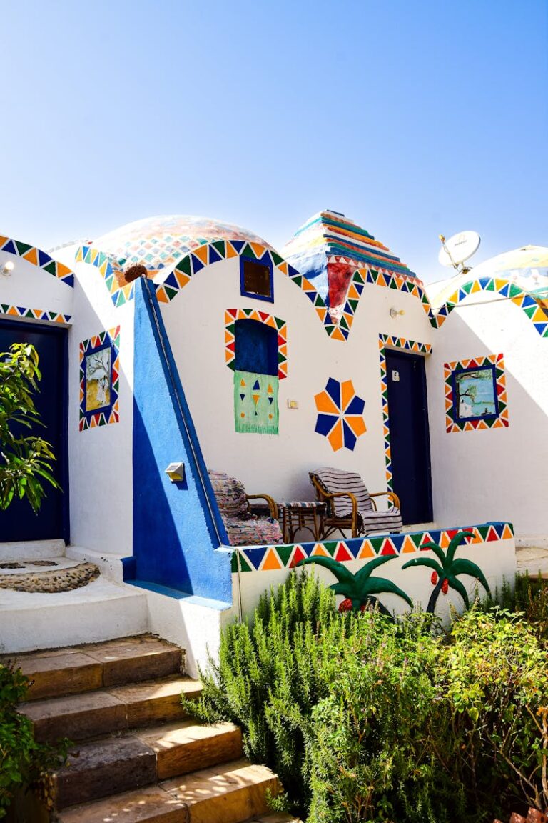 aswan Nubian houses in Aswan