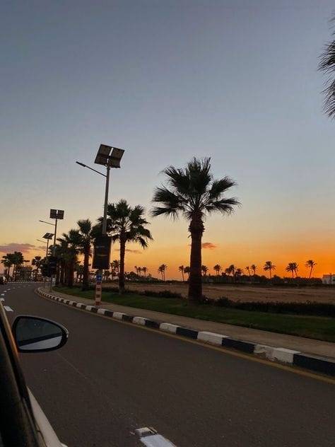 Car road, captured with Egypt Tour Magic.