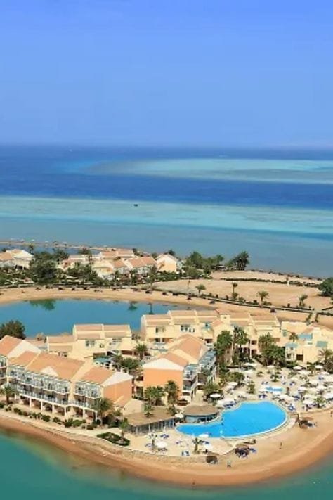 El Gouna, an upscale resort town on the Red Sea coast, featured on Egypt Tour Magic.