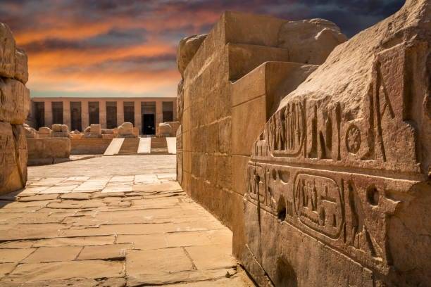Abydos Temple in Sohag, captured with Egypt Tour Magic.