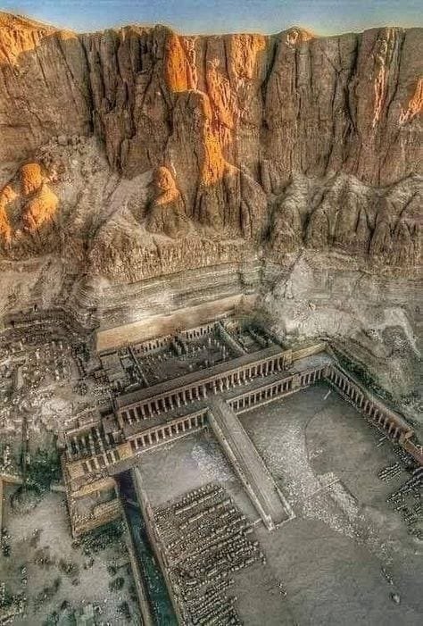 Hatshepsut Temple in Luxor, an ancient Egyptian marvel, captured with Egypt Tour Magic.
