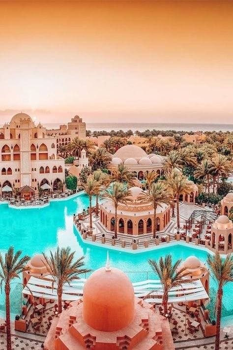 Makadi Bay, a stunning beach resort on the Red Sea, captured with Egypt Tour Magic.
