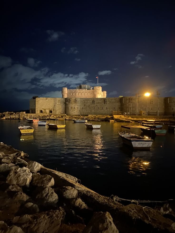 The Citadel of Qaitbay at Night