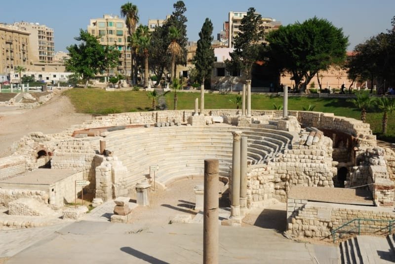 The Roman Amphitheater - Egypt tour magic