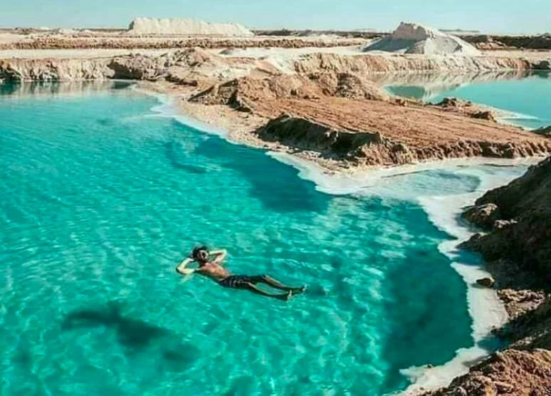 Explore salt lake in siwa