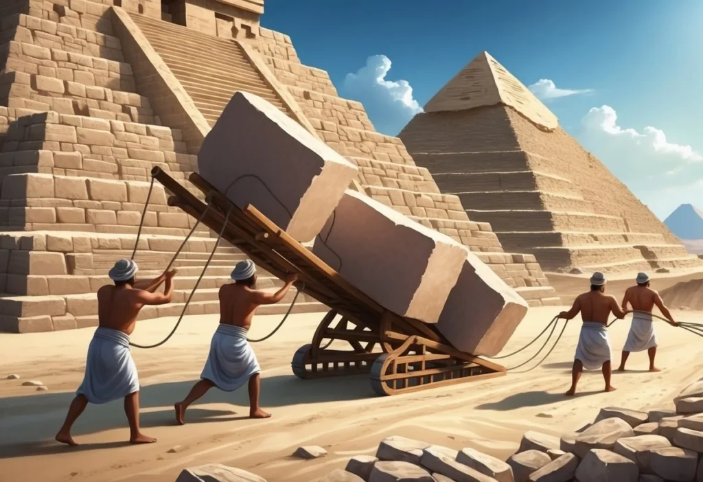 Around 2600-2500 BCE - Construction of the Great Pyramids of Giza