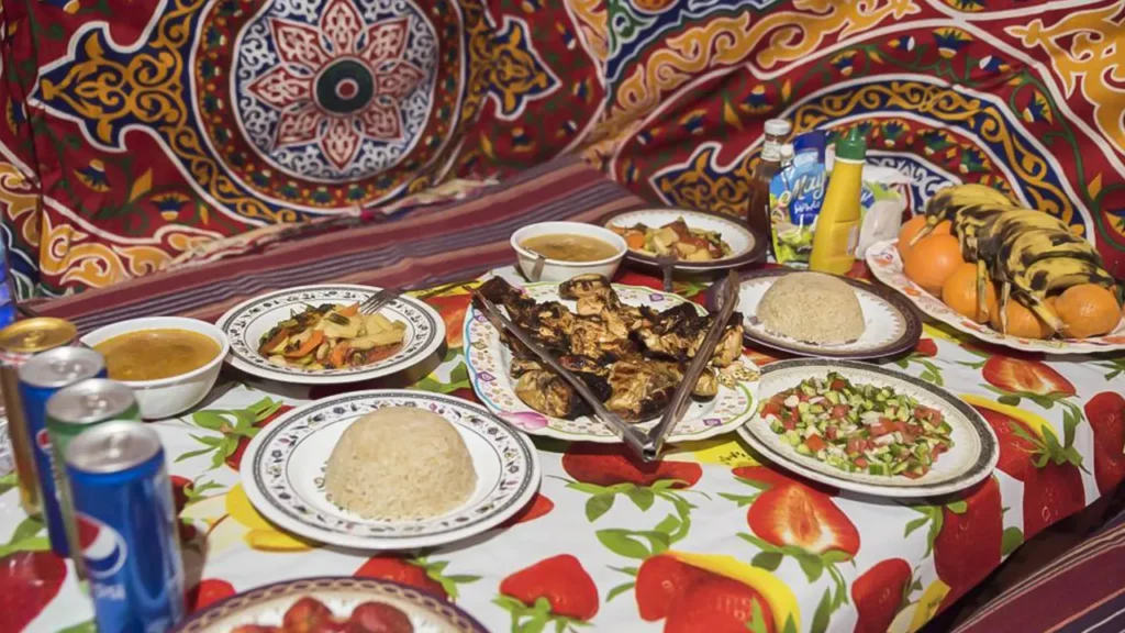Dinner in El baharia oasis with Egypt toue magic