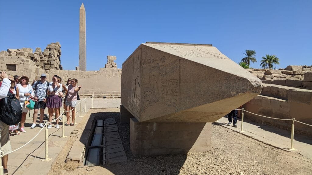 Hatshepsut Obelisk in Luxor, seen with Egypt Tour Magic.
