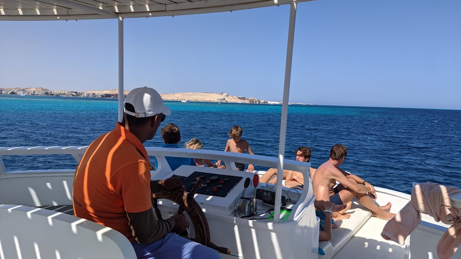 Boat trip on the Red Sea, brought to you by Egypt Tour Magic.
