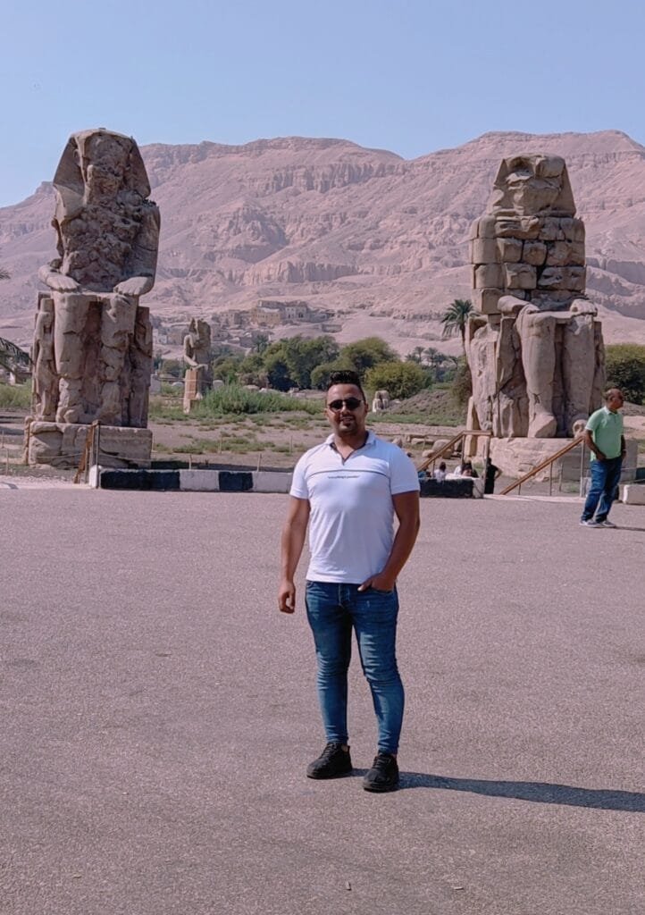 Colossi of Memnon in Luxor with Egypt Tour Magic.