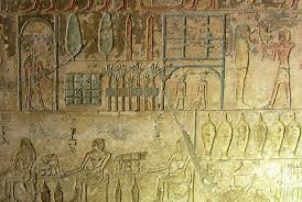 Relief depicting scenes of Ahmose I in battle, from the Tomb of Ahmose in the Theban Necropolis, showcasing military campaigns against the Hyksos.