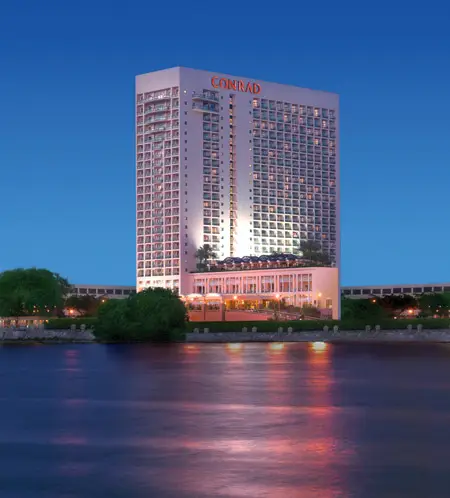 Conrad Hotel in Cairo, providing a luxurious stay with Egypt Tour Magic.