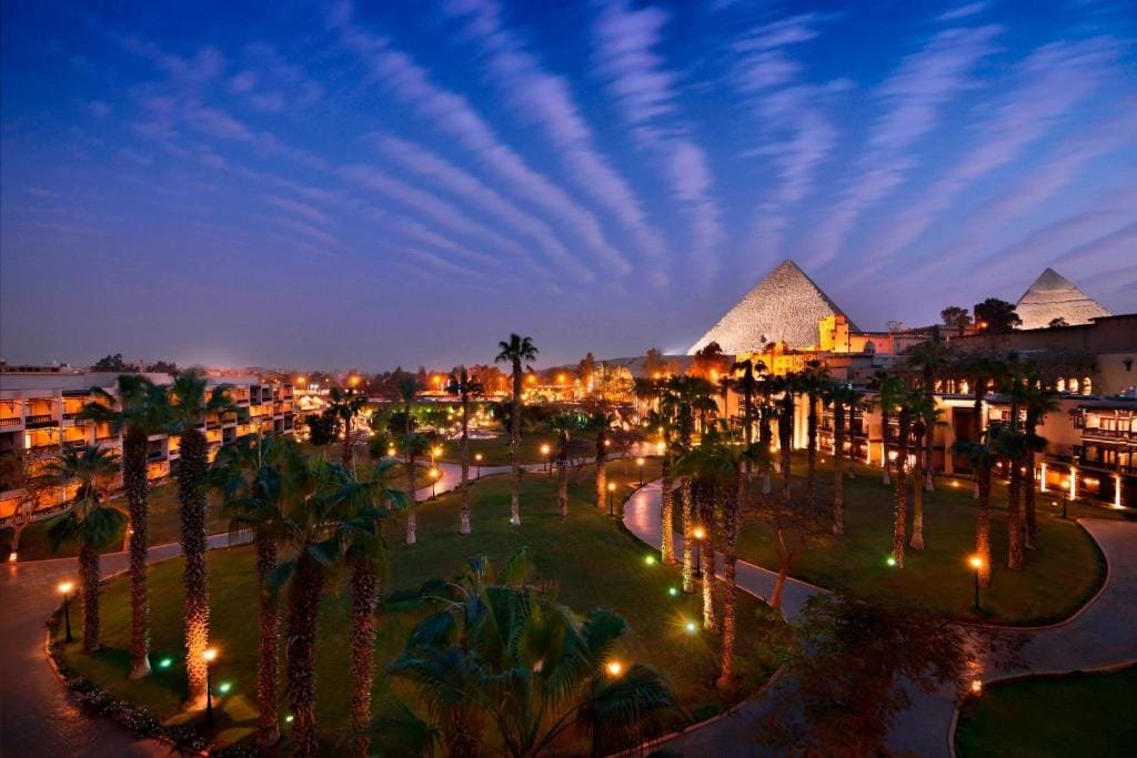 Mena House Hotel in Giza, offering a luxurious stay with Egypt Tour Magic.