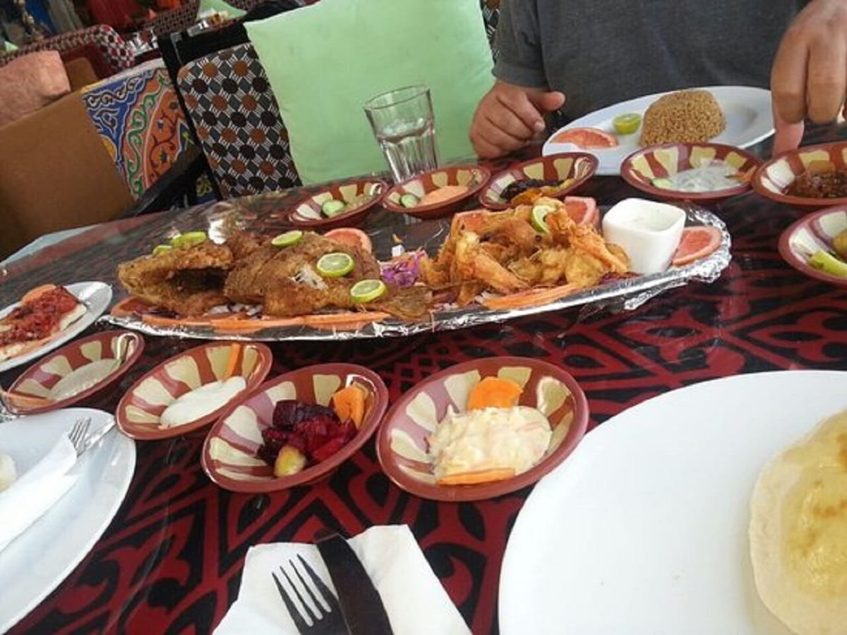 lunch in Dahab city - Egypt tour magic