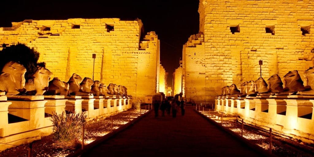 Sound and Light Show at Karnak Temple