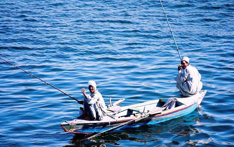 fishing in the river nile