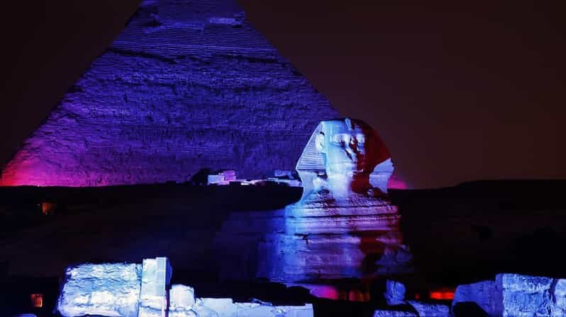 sound and light show in the pyramids