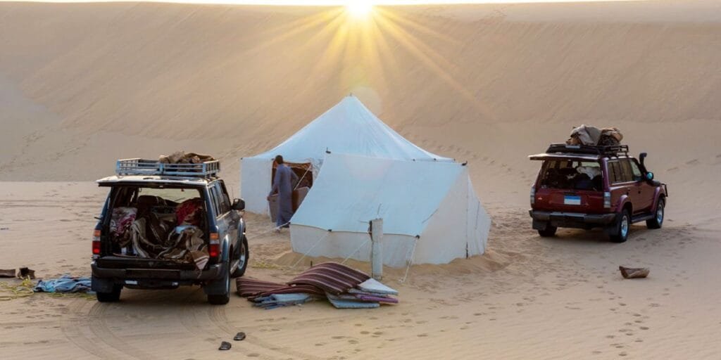 Camping in the Desert - Egypt tour magic