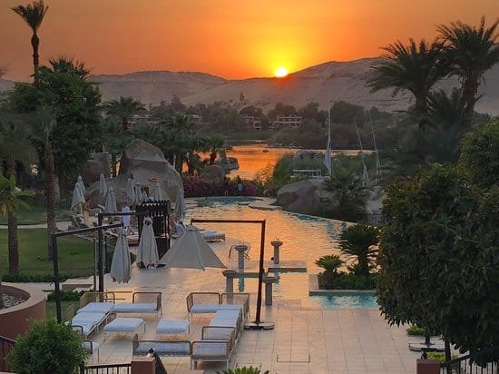 Sunset at Aswan - Egypt tour magic