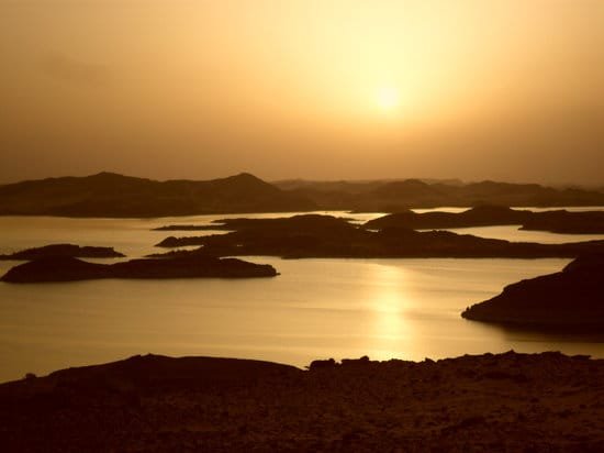 Sunset at Lake Nasser (Aswan)