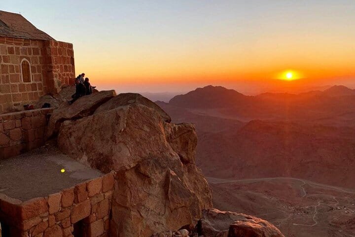 Sunset at St. Catherine’s Mountain (Sinai) - Egypt tour magic