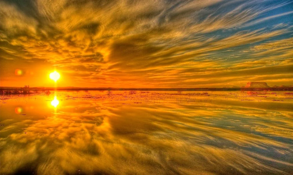 Sunset at the Siwa Oasis - Egypt tour magic