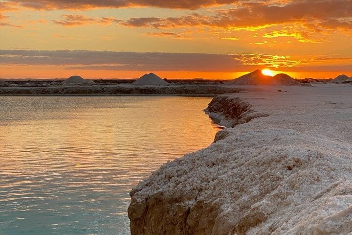 Sunset at the Siwa Salt Lakes (Siwa Oasis)