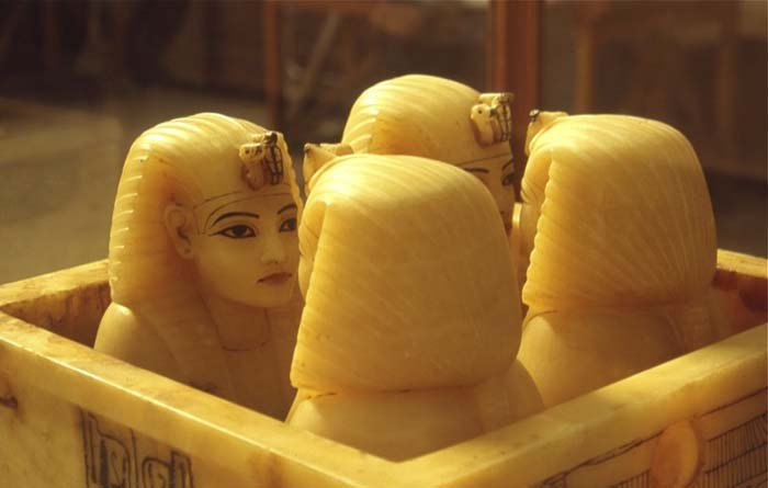 The Canopic Jars of king tut - Egypt tour magic