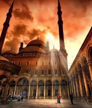 Citadel of Salah al-Din, showcasing the Mosque of Muhammad Ali and historic fortifications.