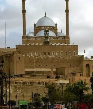 Citadel of Salah al-Din, featuring the Mosque of Muhammad Ali and panoramic views of Cairo.