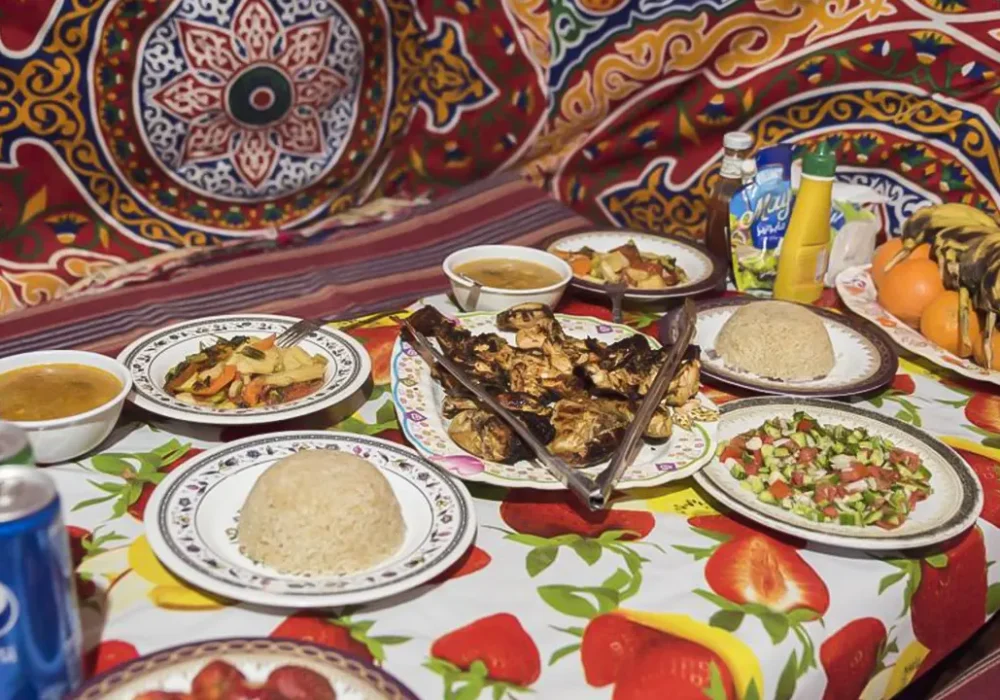 Dinner in El baharia oasis with Egypt toue magic
