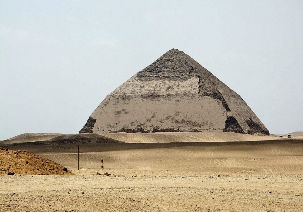 the bent pyramid of saqqara