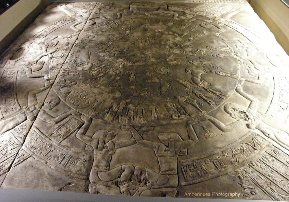 The Dendera Zodiac at the Louvre Museum