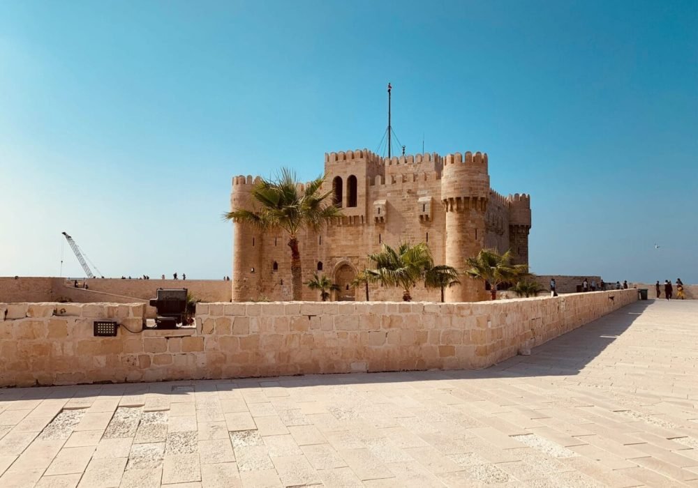 Castle in Alexandria, captured with Egypt Tour Magic.