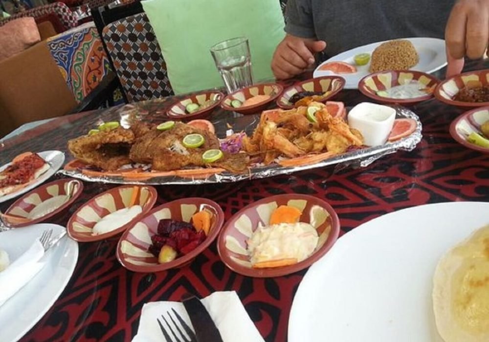lunch in Dahab city - Egypt tour magic