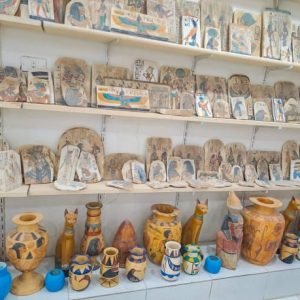 Egypt souvenir selection for the very best in unique or custom, handmade pieces in one of the shop at Luxor. Egypt. High quality photo