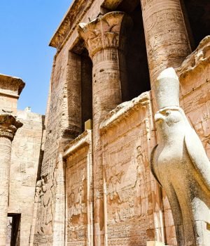 The Temple of Horus in Edfu, discovered with Egypt Tour Magic.