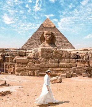 the pyramids